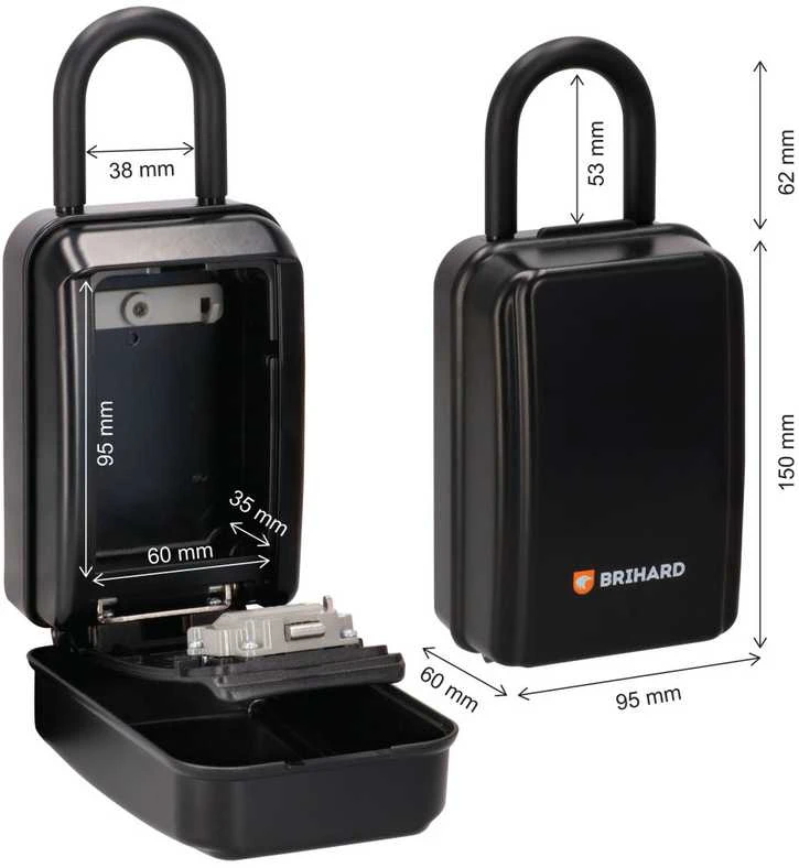 Brihard Key Lock Box All Season Shackle XL