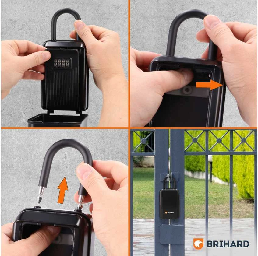 Brihard Key Lock Box All Season Shackle XL