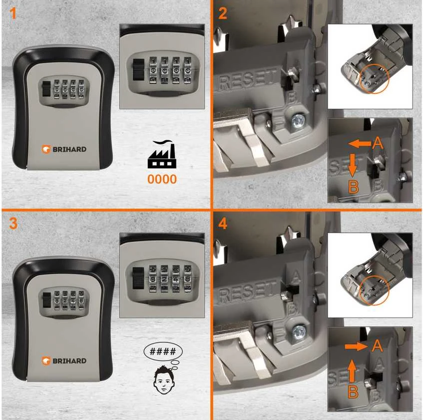 Brihard Key Lock Box Outdoor
