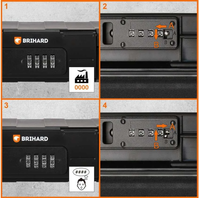 Brihard Travel Atsparus vandeniui Case