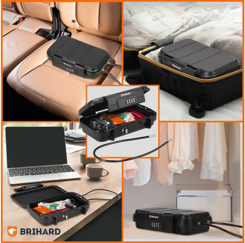 Brihard Travel Atsparus vandeniui Case