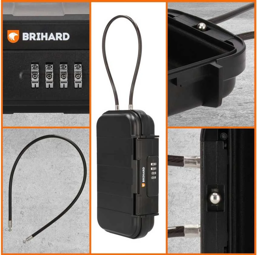 Brihard Travel Atsparus vandeniui Case