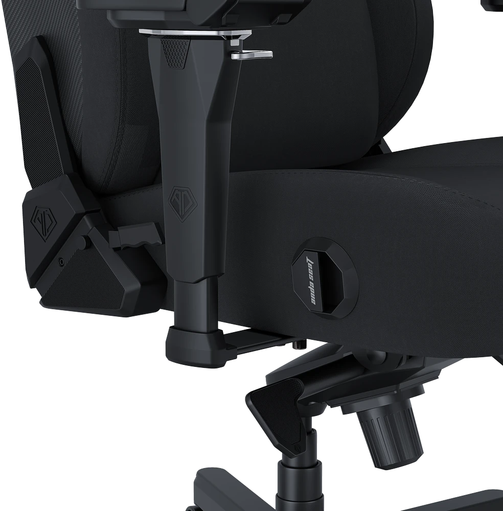 Žaidimų kėdė AndaSeat Kaiser 4 XL, juodos spalvos, medžiaga: audinys