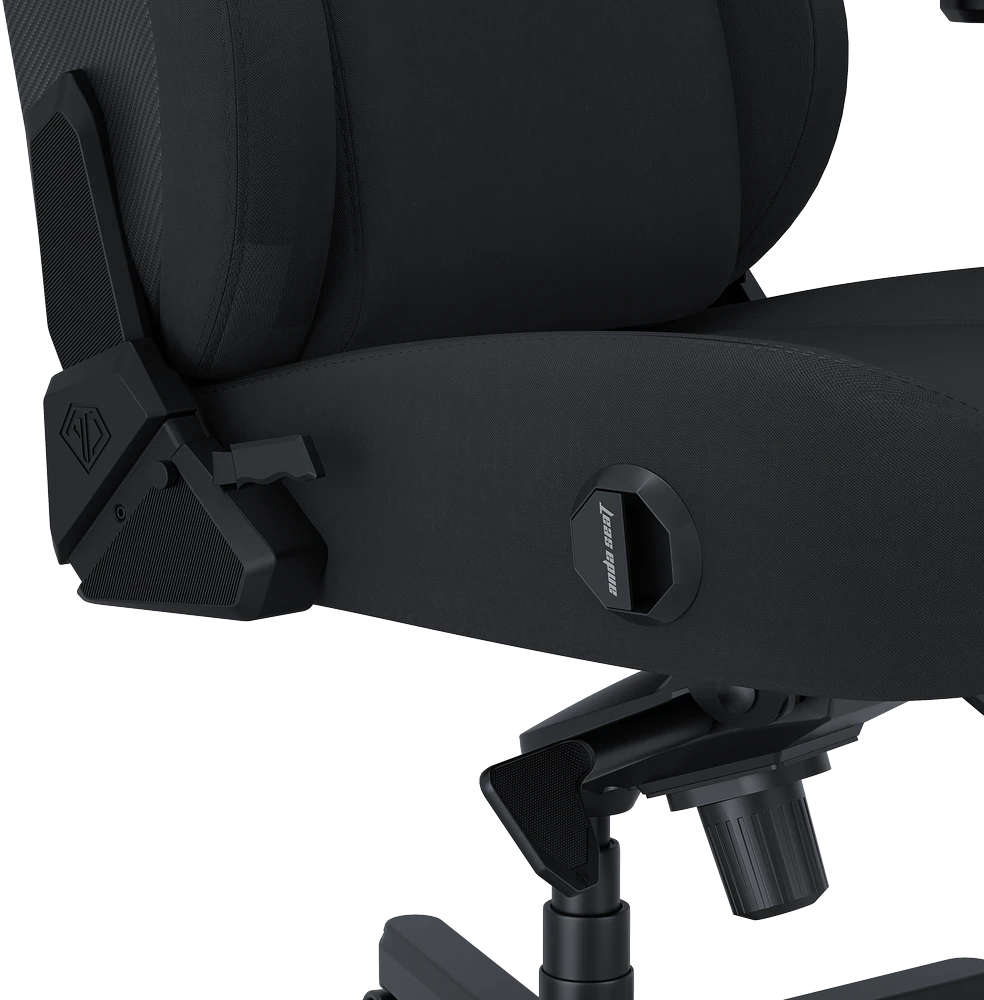 Žaidimų kėdė AndaSeat Kaiser 4 XL, juodos spalvos, medžiaga: audinys