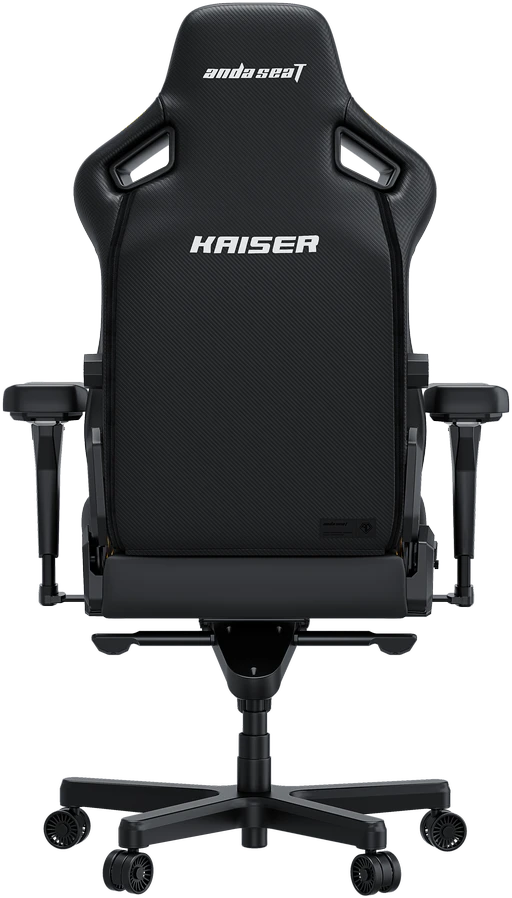 Žaidimų kėdė AndaSeat Kaiser 4 XL, juodos spalvos, medžiaga: eko oda