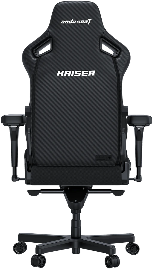 Žaidimų kėdė AndaSeat Kaiser 4 XL, juodos spalvos, medžiaga: audinys