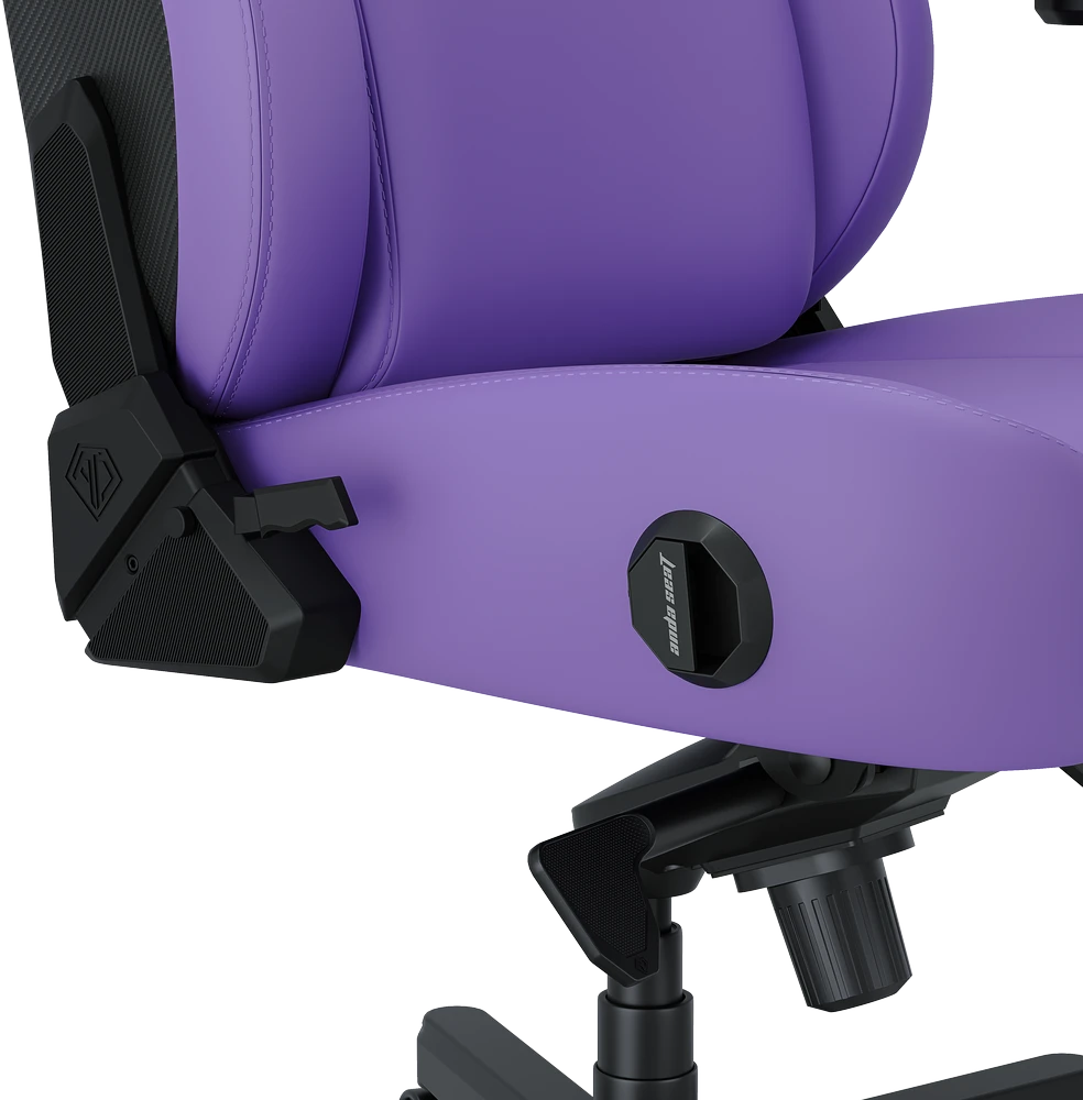 Žaidimų kėdė AndaSeat Kaiser 4 XL, violetinės spalvos, medžiaga: eko oda