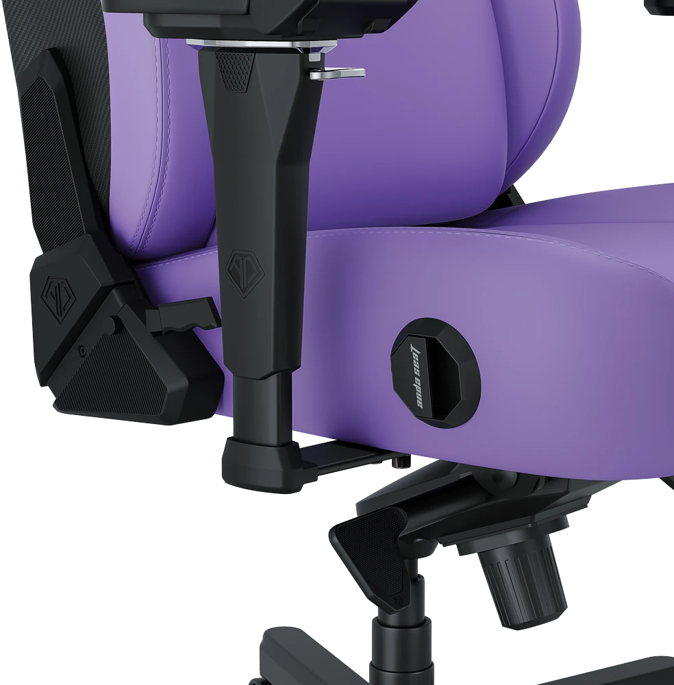 Žaidimų kėdė AndaSeat Kaiser 4 XL, violetinės spalvos, medžiaga: eko oda