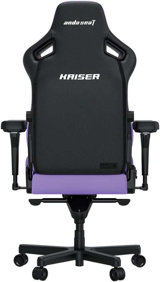 Žaidimų kėdė AndaSeat Kaiser 4 XL, violetinės spalvos, medžiaga: eko oda