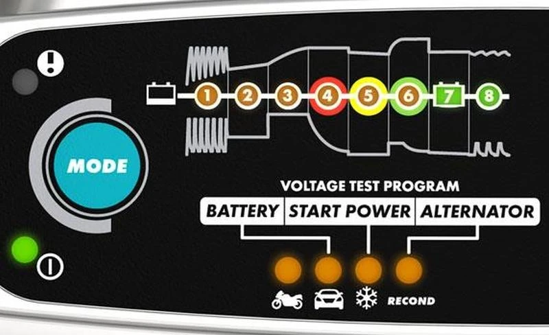 Akumuliatorių baterijų įkroviklis CTEK MXS 5.0 Test & Charge