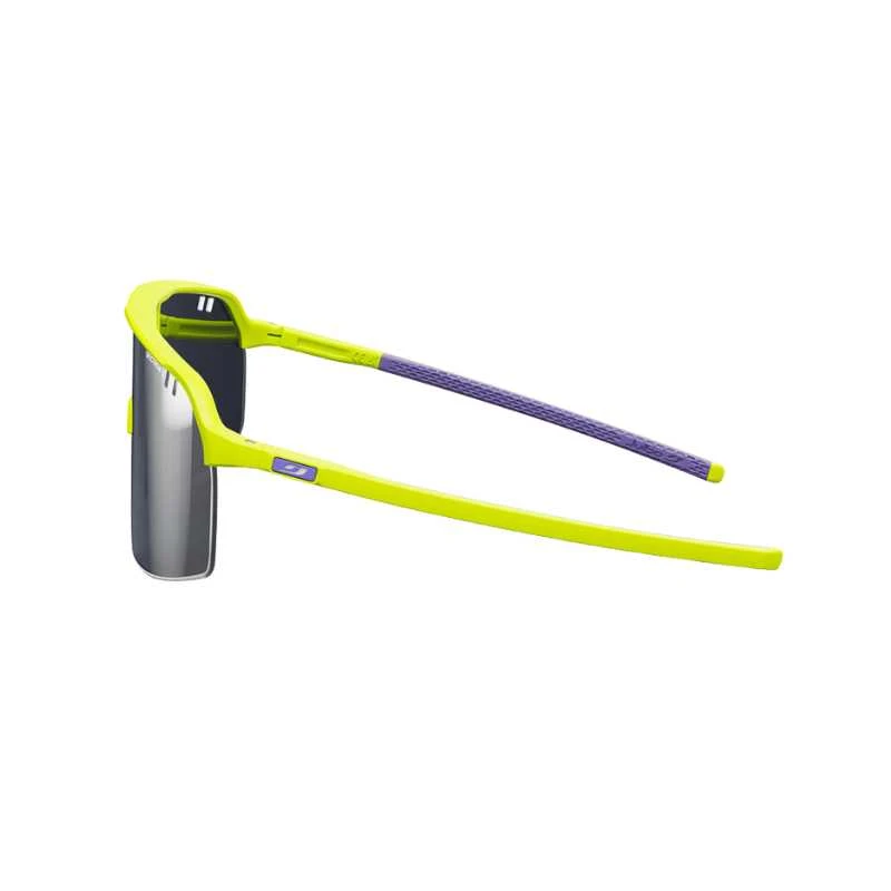 Julbo Intensity akiniai su geltonu rėmeliu iš šono