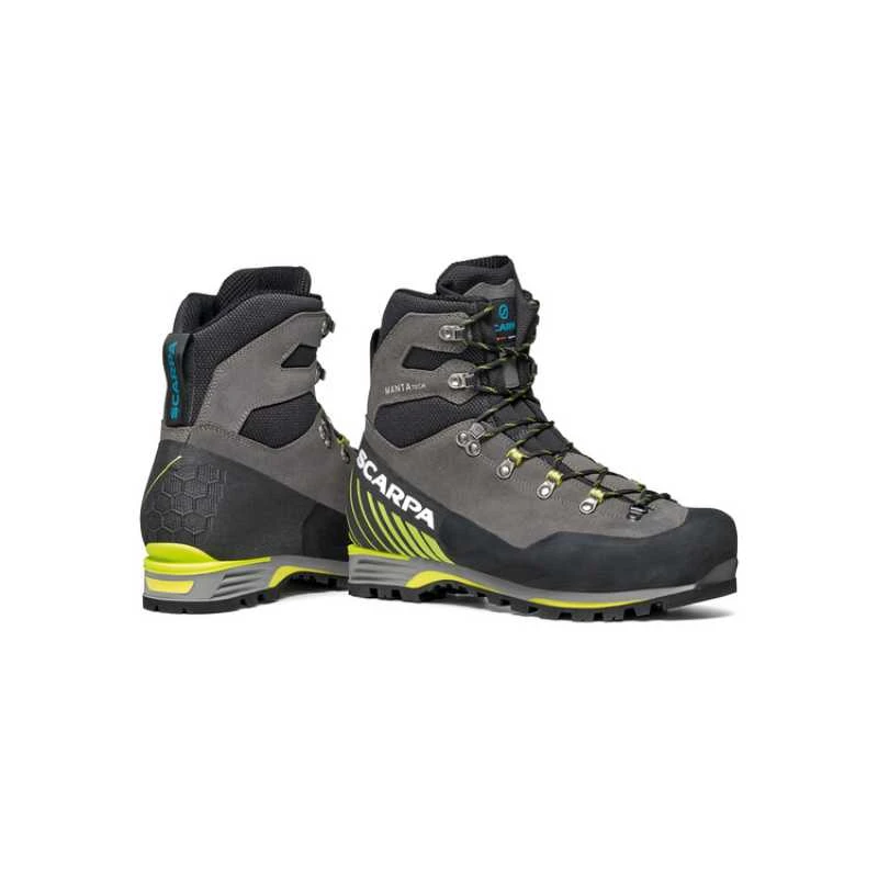 Alpinistiniai batai Scarpa Manta Tech GTX - 45 - Pilka su geltona (Titanium Lime)