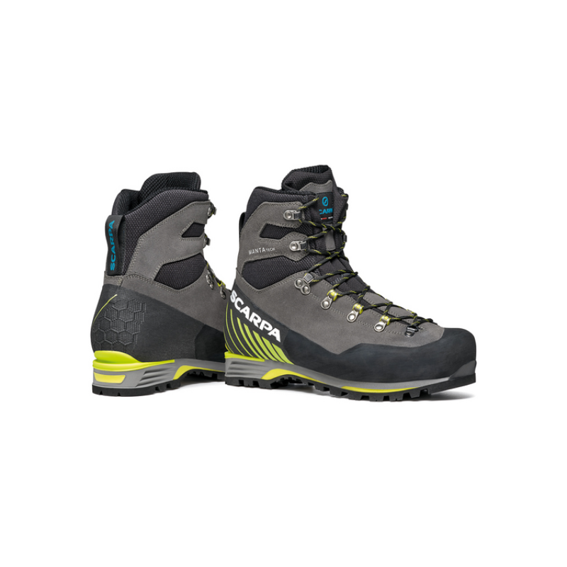 Alpinistiniai batai Scarpa Manta Tech GTX - 44 - Pilka su geltona (Titanium Lime)