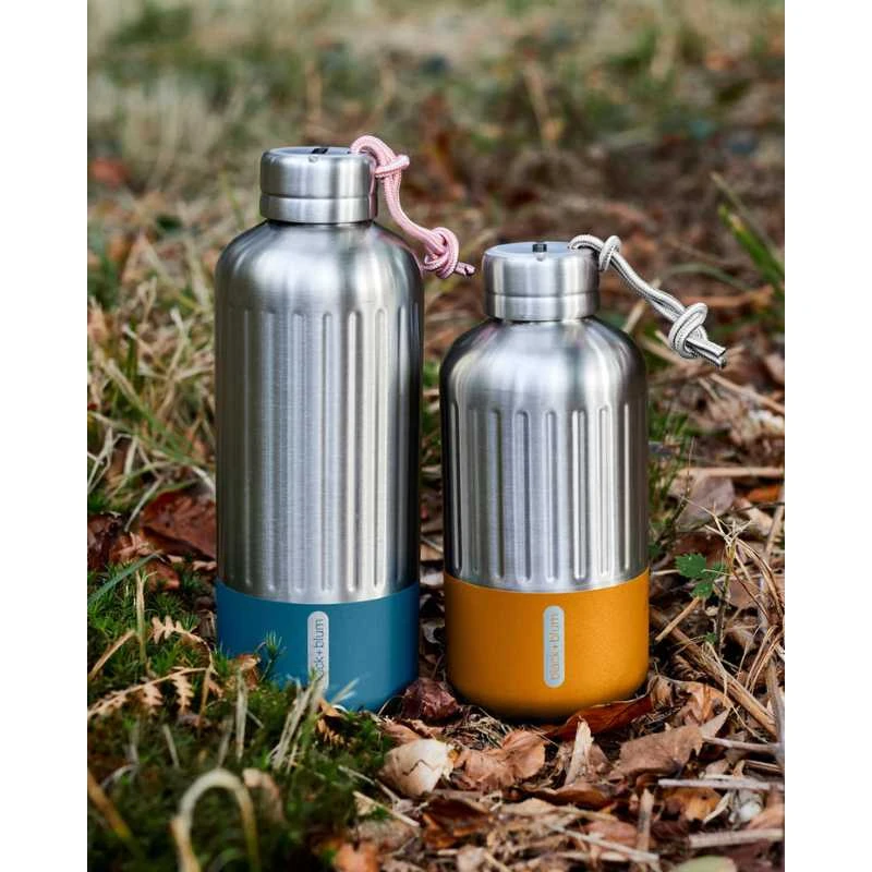 Black Blum Juodas Blum Termo gertuvė Juodas and Blum Bam Explorer Insulated Bottle - Žalia