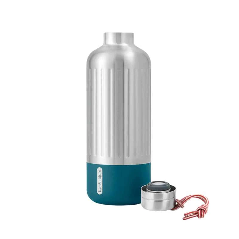 Black Blum Juodas Blum Termo gertuvė Juodas and Blum Bam Explorer Insulated Bottle - Žalia