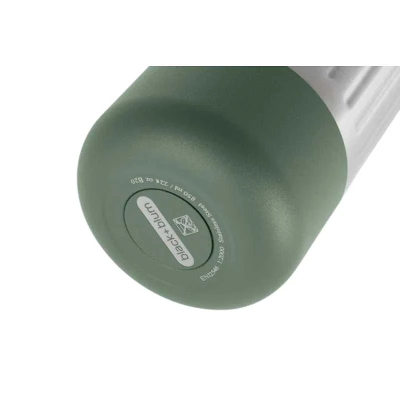 Black Blum Juodas Blum Termo gertuvė Juodas and Blum Bam Explorer Insulated Bottle - Žalia