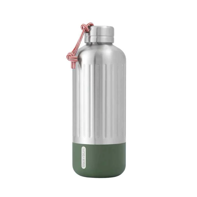 Black Blum Juodas Blum Termo gertuvė Juodas and Blum Bam Explorer Insulated Bottle - Žalia