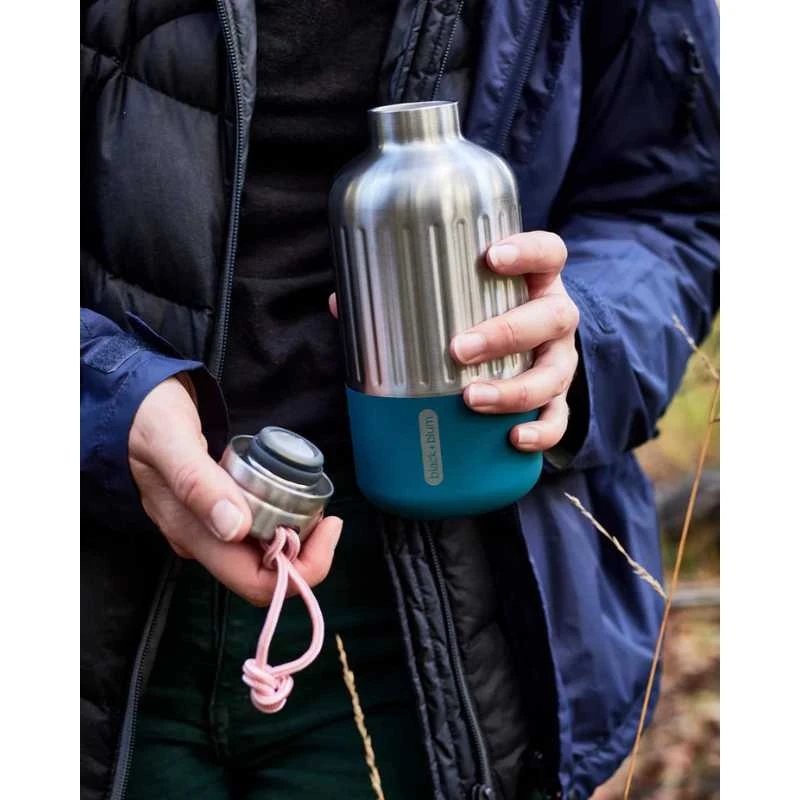 Black Blum Juodas Blum Termo gertuvė Juodas and Blum Bam Explorer Insulated Bottle - Žalia