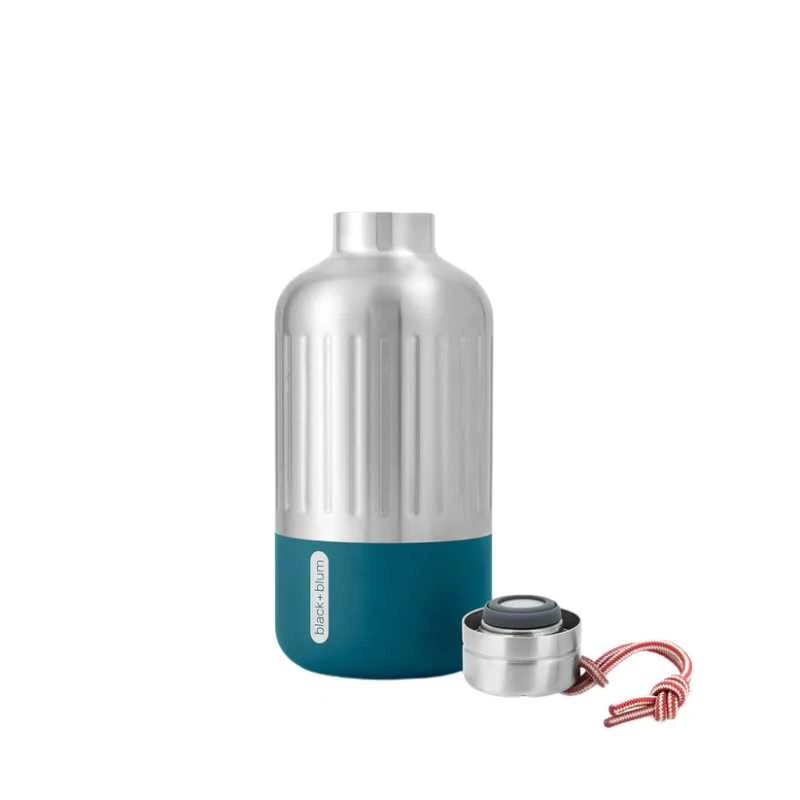 Black Blum Juodas Blum Termo gertuvė Juodas and Blum Bam Explorer Insulated Bottle - Žalia