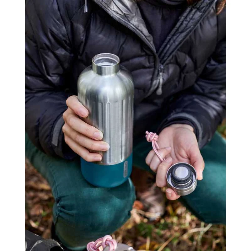 Black Blum Juodas Blum Termo gertuvė Juodas and Blum Bam Explorer Insulated Bottle - Žalia