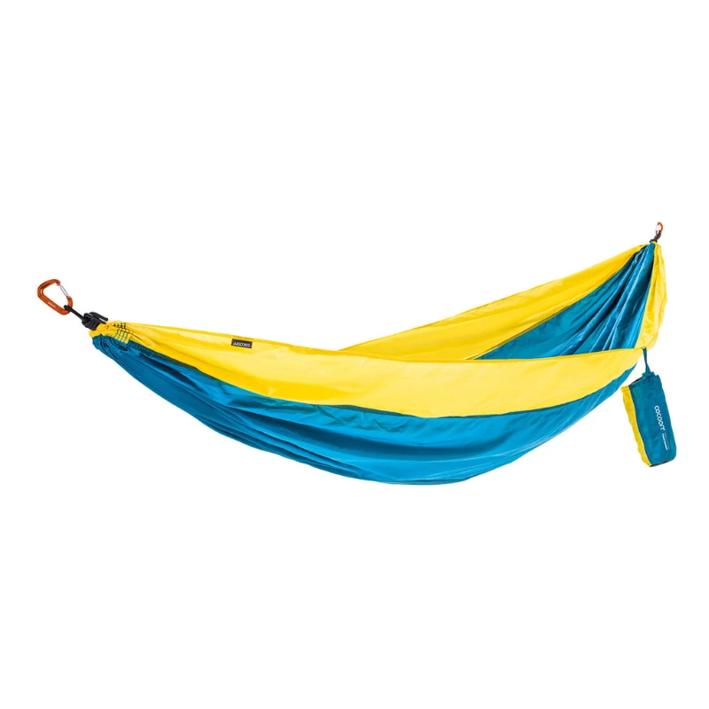 Hamakas Cocoon Travel Hammock Double Size - Mėlynai dryžuota (Mėlyna Stripe)