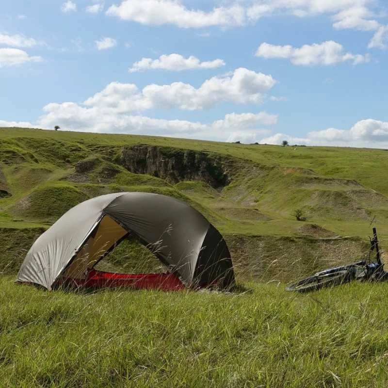 Dvivietė palapinė ant dviračio MSR Hubba Hubba Bikepack 2