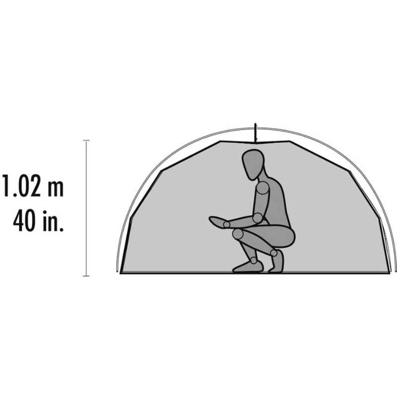 Dvivietė palapinė MSR Eliksyras 2 Tent - Žalia