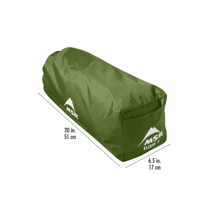 Dvivietė palapinė MSR Eliksyras 2 Tent - Žalia