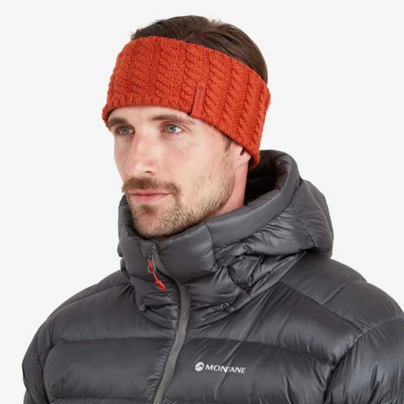 Galvos juosta MONTANE WINDJAMMER HEADBAND - Raudona