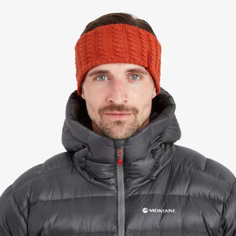 Galvos juosta MONTANE WINDJAMMER HEADBAND - Raudona