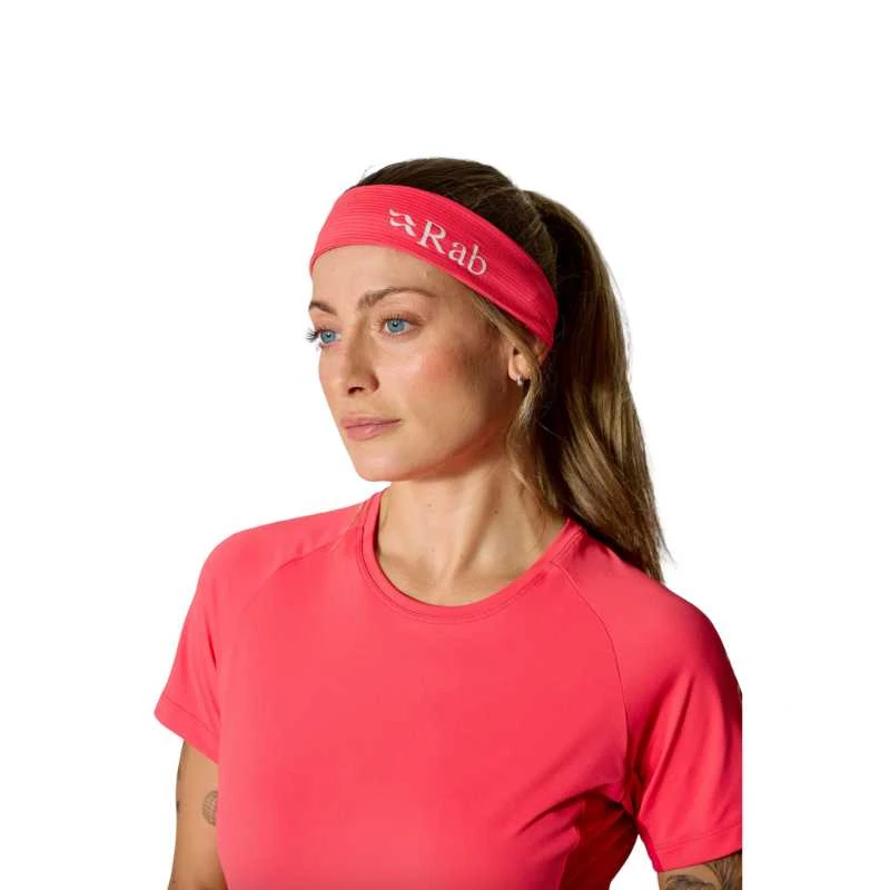 Kepurė Galvos juosta Rab Talus Headband - Avietinė