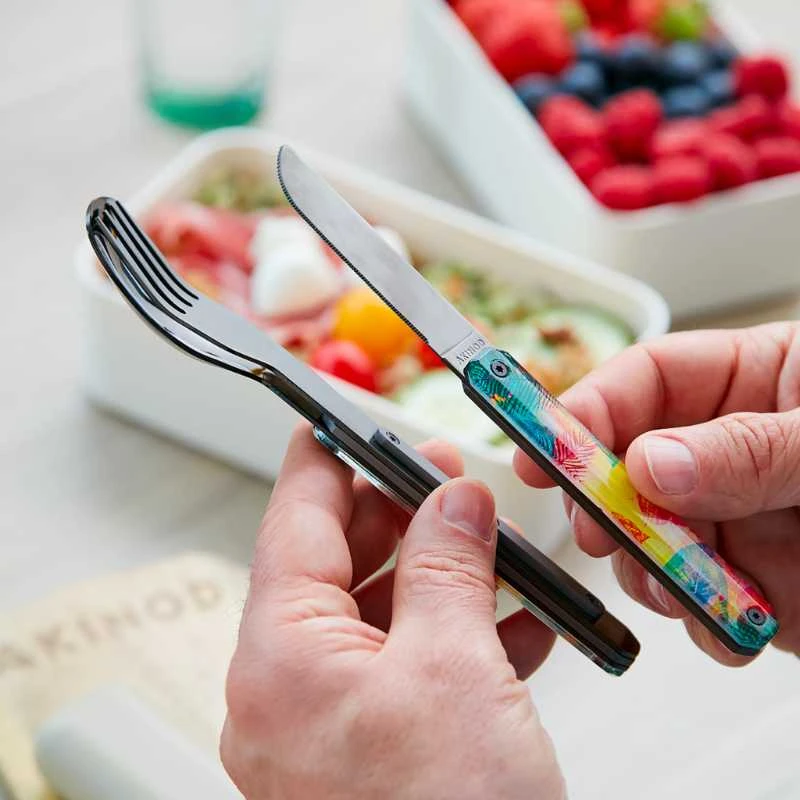 Įrankių rinkinys Akinod Straight Cutlery 12H34 - Pilka