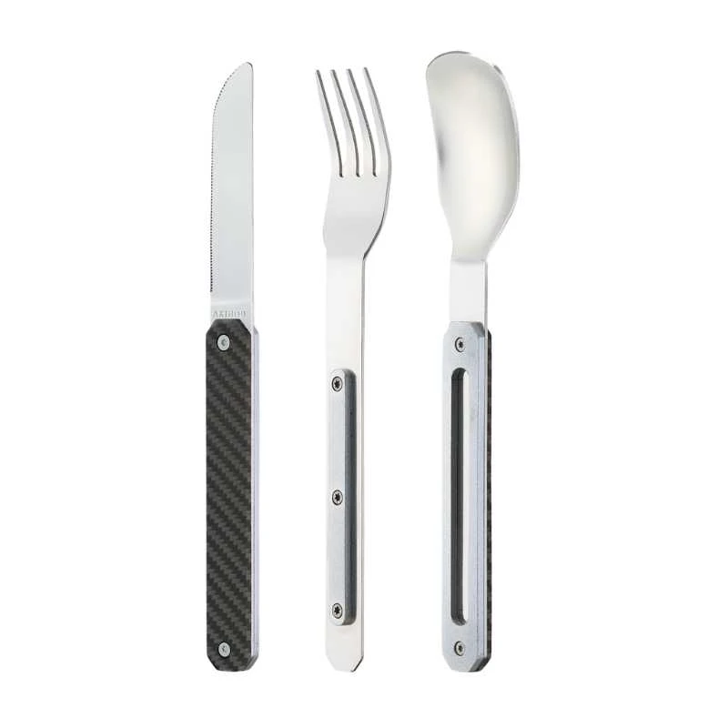 Įrankių rinkinys Akinod Straight Cutlery 12H34 - Pilka