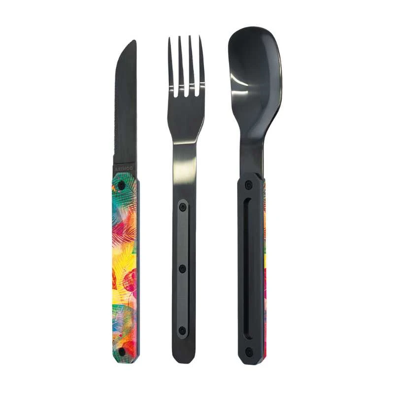 Įrankių rinkinys Akinod Straight Cutlery 12H34 - Pilka