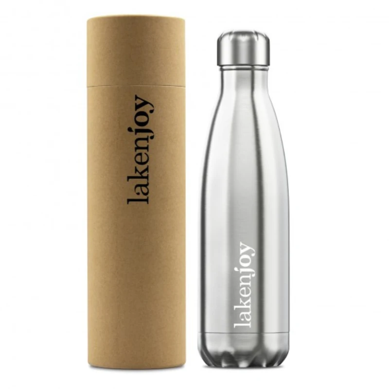 Įvairių spalvų termo gertuvė LakenJoy Thermo Bottle 0,5 l - Juoda