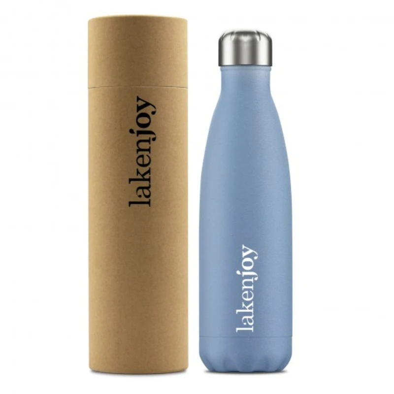 Įvairių spalvų termo gertuvė LakenJoy Thermo Bottle 0,5 l - Juoda