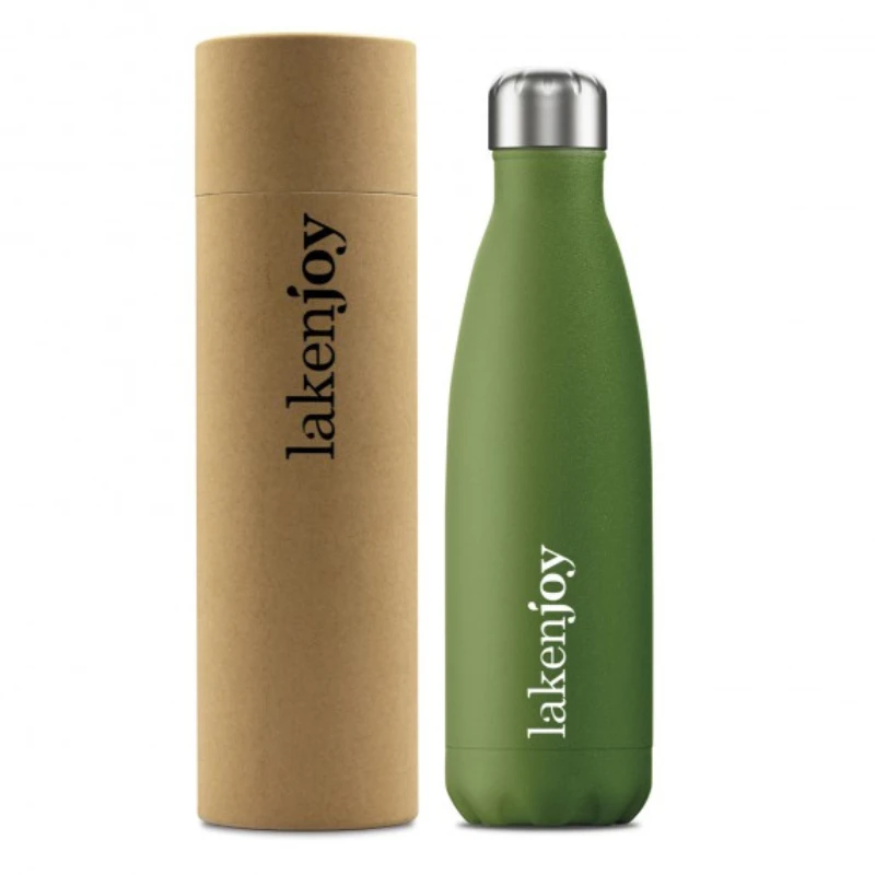 Įvairių spalvų termo gertuvė LakenJoy Thermo Bottle 0,5 l - Juoda