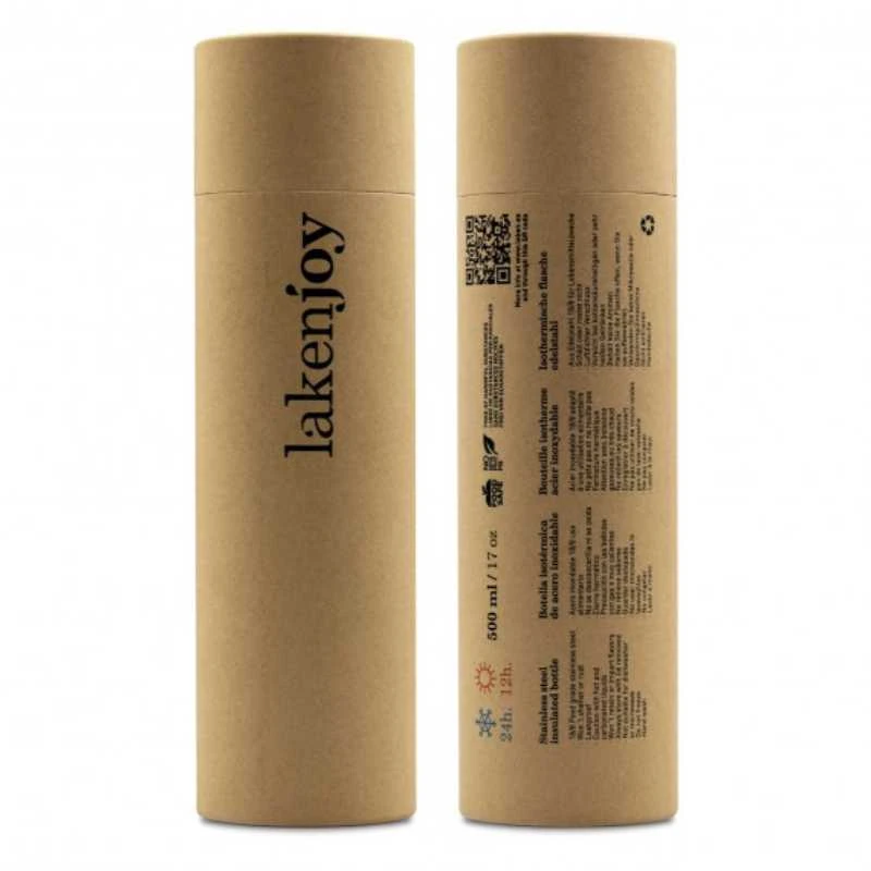 Įvairių spalvų termo gertuvė LakenJoy Thermo Bottle 0,5 l - Mėlyna