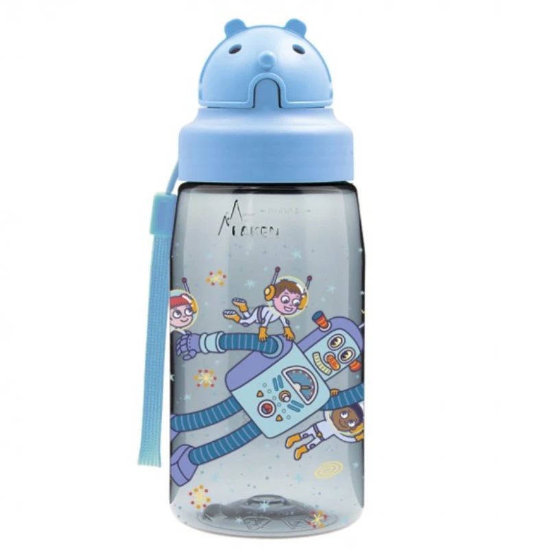 Įvairių spalvų vaikiška gertuvė Laken TRITAN Bottle 0,45 L. OBY Cap - Rožinė