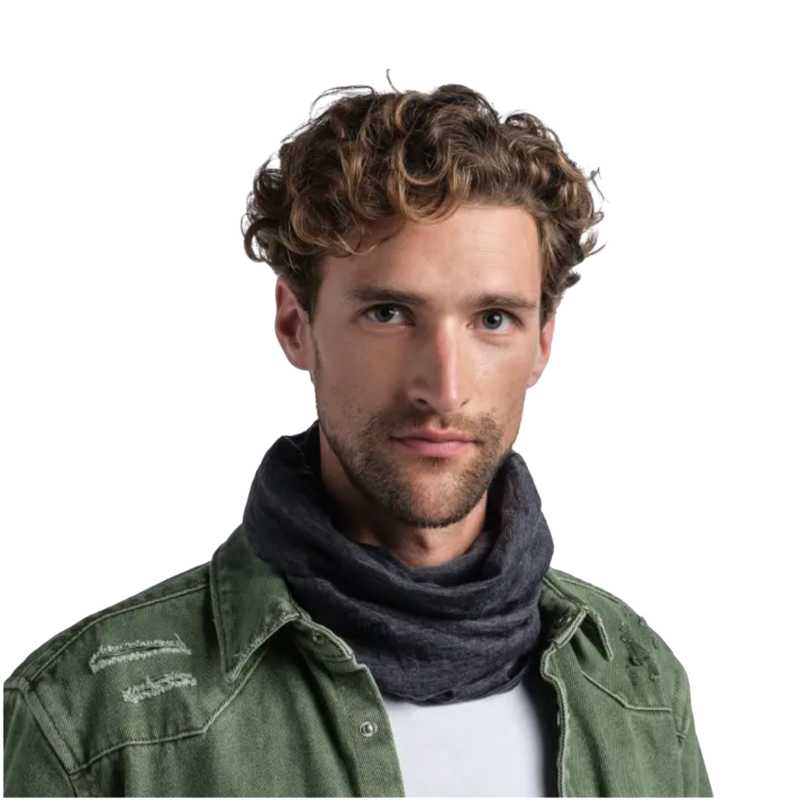 Kaklaskarė BUFF Lightweight Merino Wool Solid Pilkas