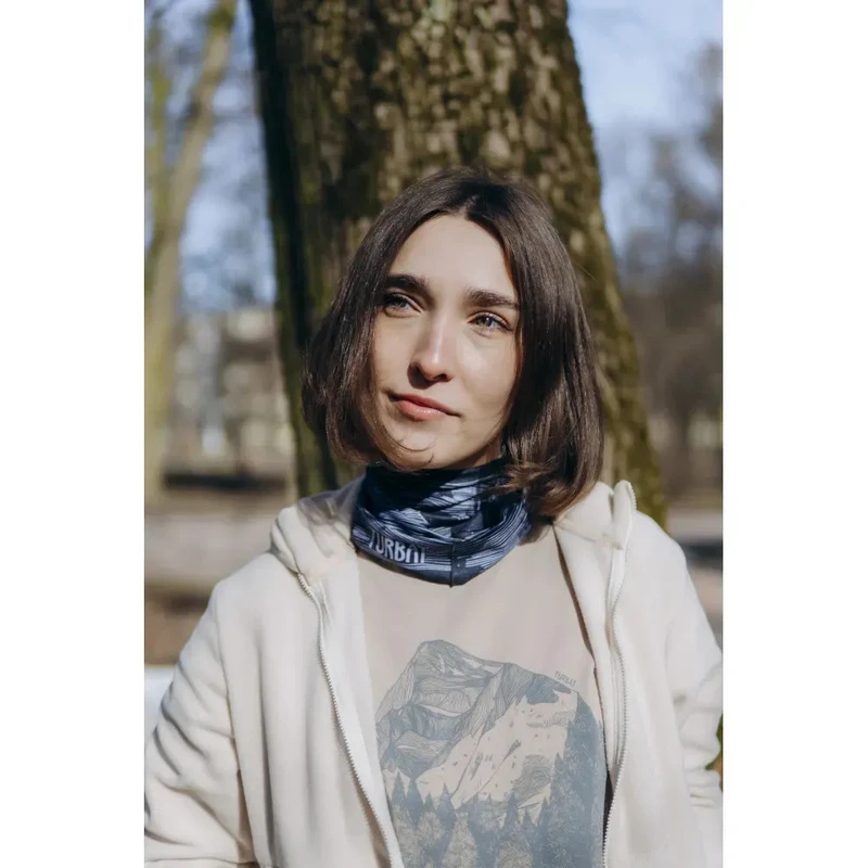 Kaklaskarė Turbat Scarf Juodas Sea