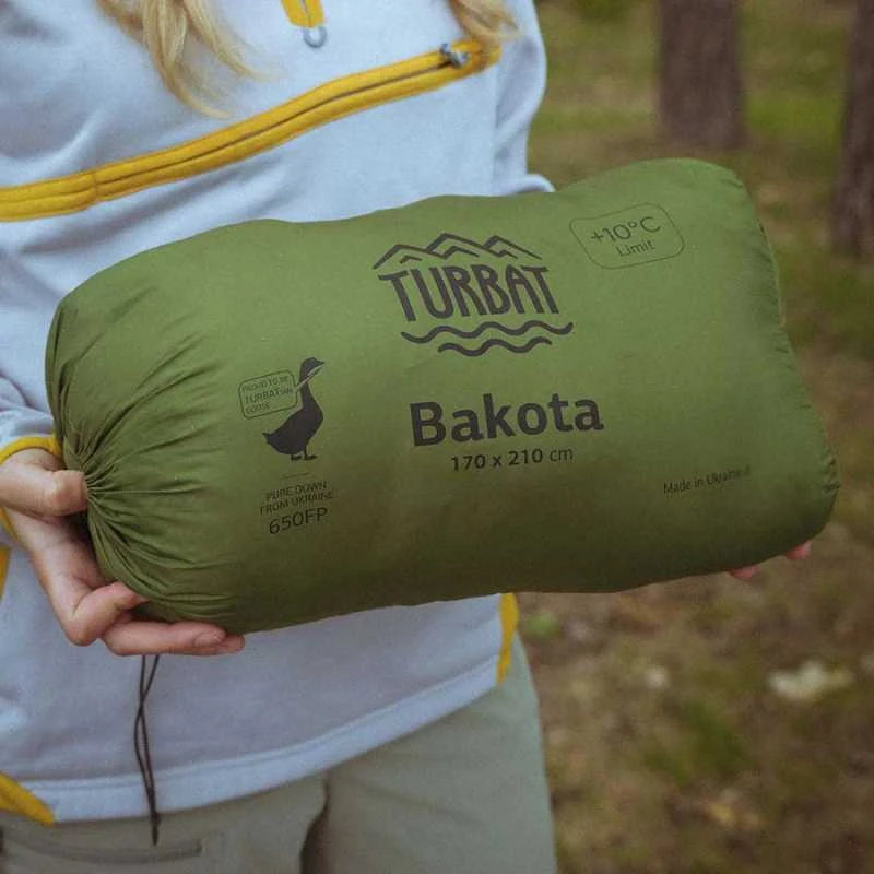 Kelioninė antklodė Down Blanket Turbat Bakota - Žalia