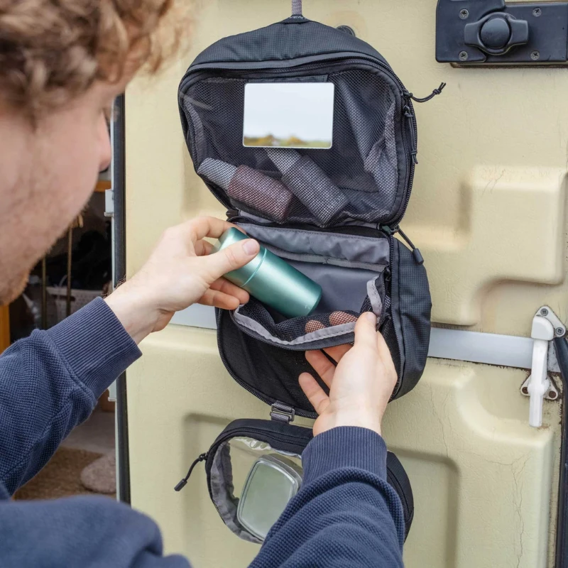 Kelioninė kosmetinė Lifeventure Folding Wash Bag - Pilka