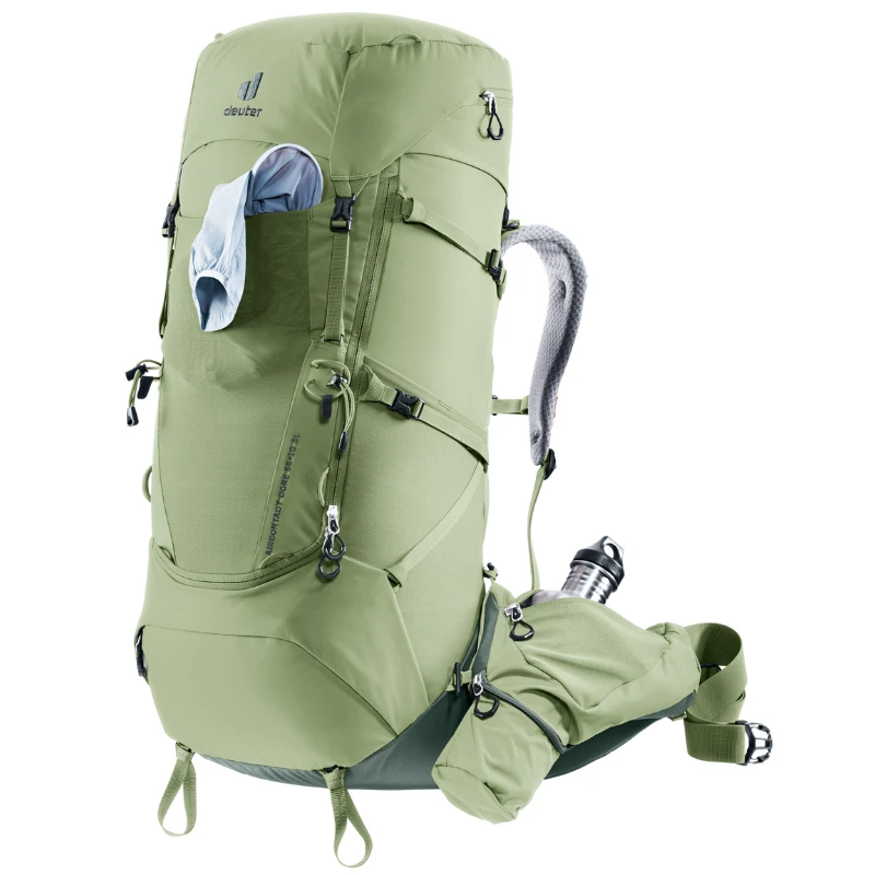 Kelioninė kuprinė Deuter Aircontact Core 55+10 SL - Juoda