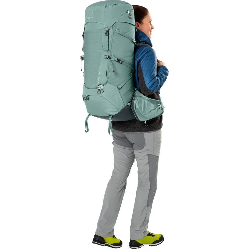 Kelioninė kuprinė Deuter Aircontact Core 55+10 SL - Juoda