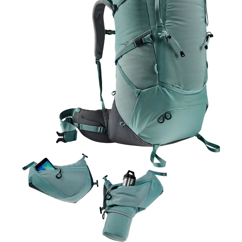 Kelioninė kuprinė Deuter Aircontact Core 55+10 SL - Juoda
