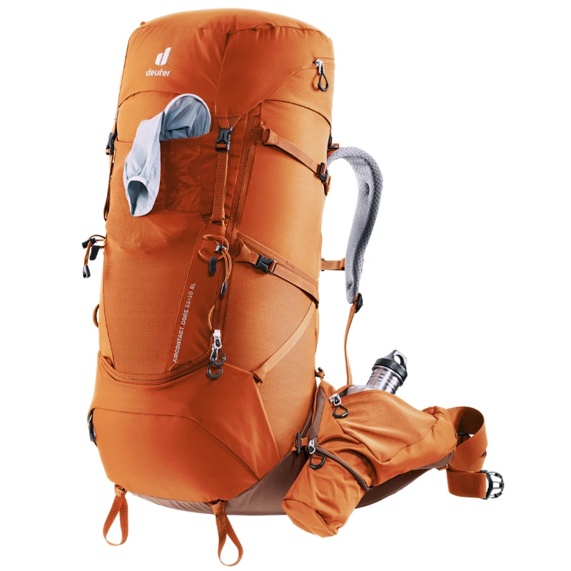 Kelioninė kuprinė Deuter Aircontact Core 55+10 SL - Juoda