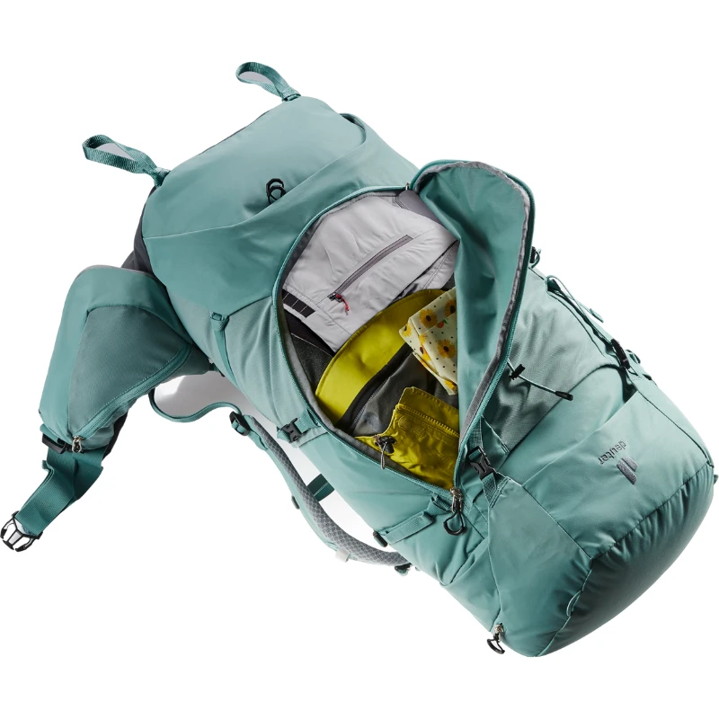Kelioninė kuprinė Deuter Aircontact Core 55+10 SL - Juoda