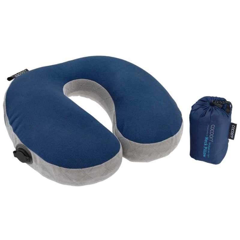 Kelioninė pagalvėlė COCOON Air-Core Neck Pillow Ergonomic Microfiber - Tamsiai mėlyna