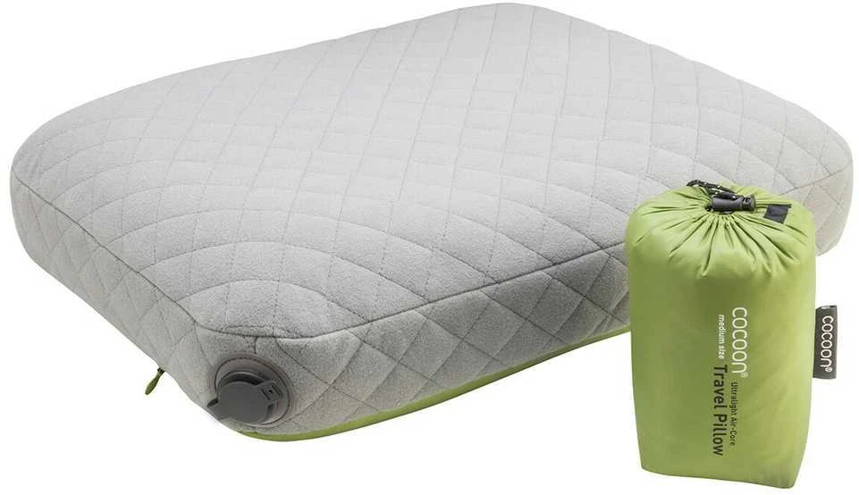 Kelioninė pagalvėlė COCOON Air Core Pillow Ultralight - Žalia - M